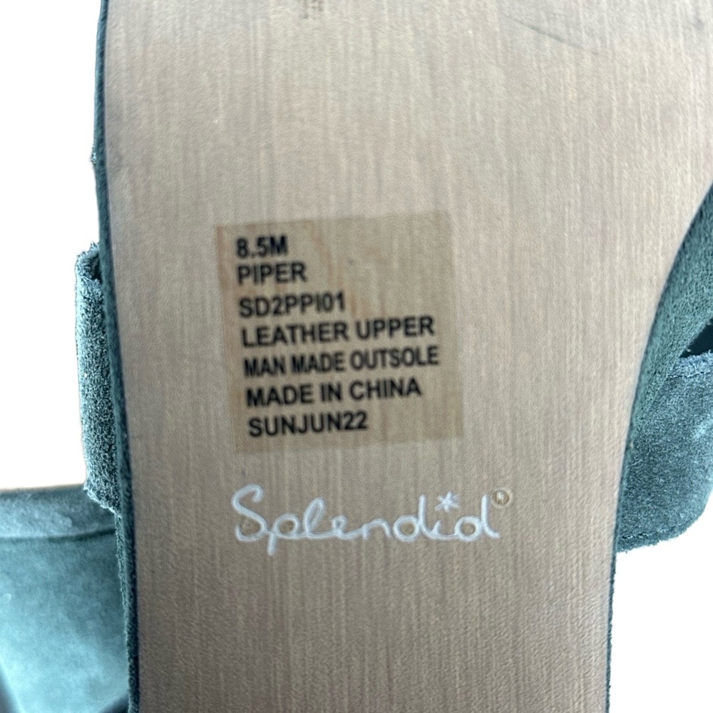 Splendid Block Heel Platform Ankle Strap Sandal 8… - image 8